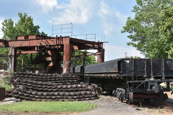 Birmingham Jul Sloss Furnaces Birmingham Alabama Som Kan Ses Juli — Stockfoto