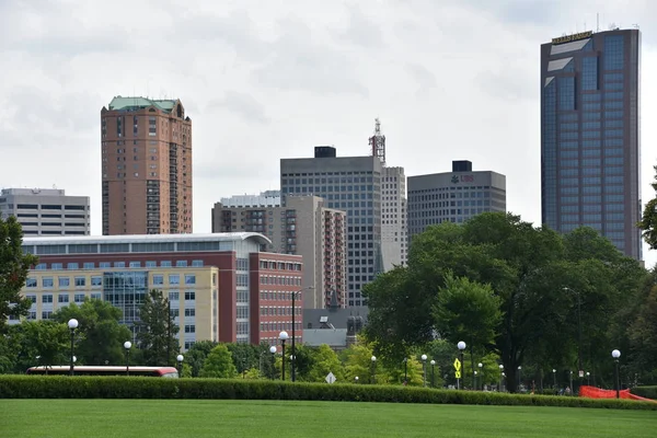 Paul Jul Paul Skyline Minnesota Visto Julio 2017 Capital Segunda —  Fotos de Stock