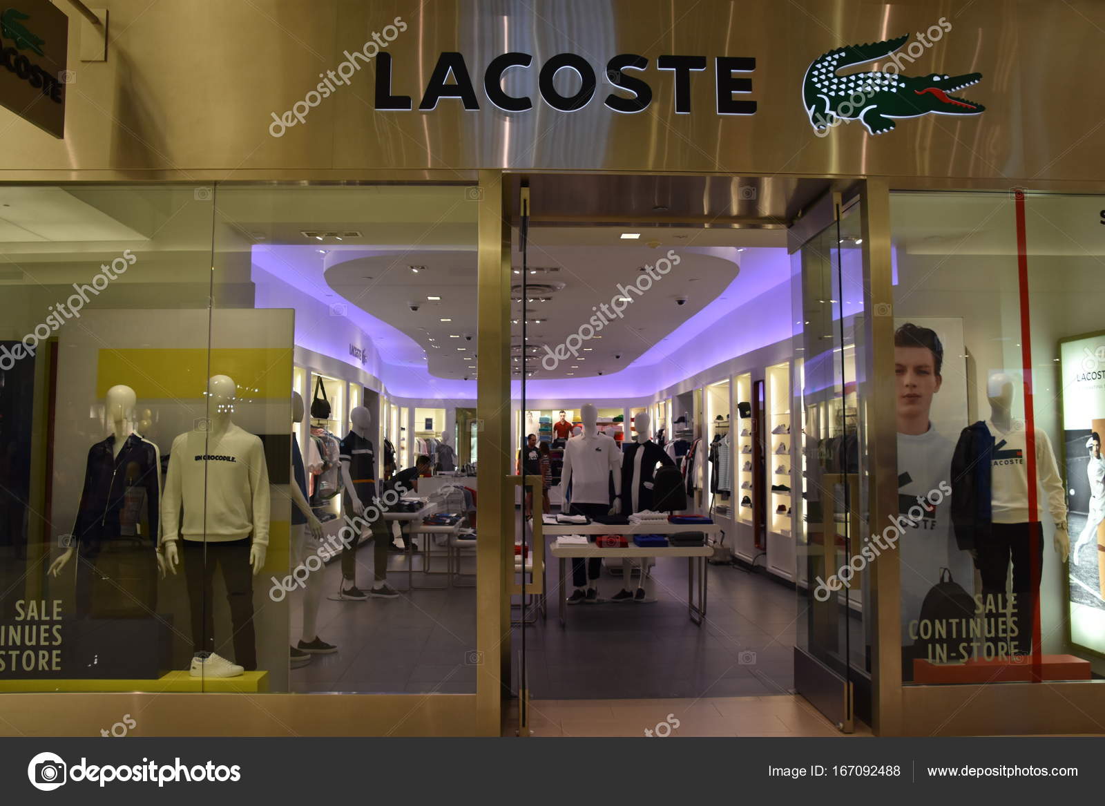 lacoste store in moa