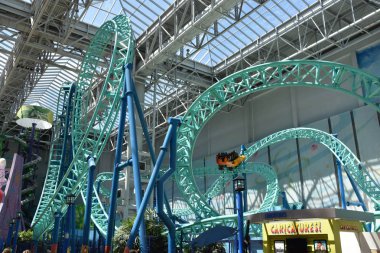 Nickelodeon Universe at the Mall of America in Bloomington, Minnesota clipart