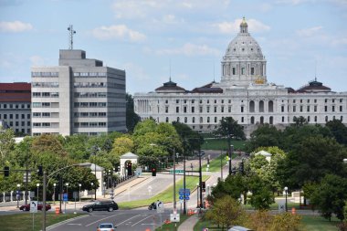 Minnesota State Capitol in St Paul, Minnesota clipart