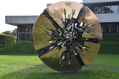 PURCHASE NY - 21 Ekim 2017 'de görüldüğü üzere New York' taki Donald M. Kendall Heykel Bahçeleri.