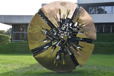 PURCHASE NY - 21 Ekim 2017 'de görüldüğü üzere New York' taki Donald M. Kendall Heykel Bahçeleri.