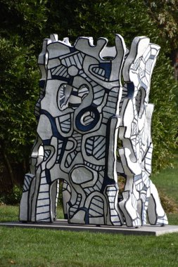 PURCHASE NY - 21 Ekim 2017 'de görüldüğü üzere New York' taki Donald M. Kendall Heykel Bahçeleri.