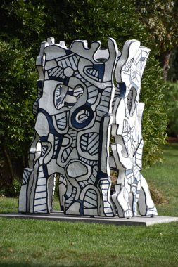 PURCHASE NY - 21 Ekim 2017 'de görüldüğü üzere New York' taki Donald M. Kendall Heykel Bahçeleri.