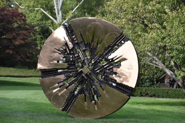 PURCHASE NY - 21 Ekim 2017 'de görüldüğü üzere New York' taki Donald M. Kendall Heykel Bahçeleri.