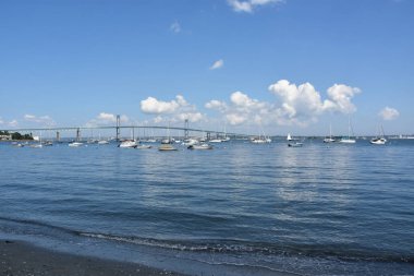 Newport Pell köprü Rhode Island