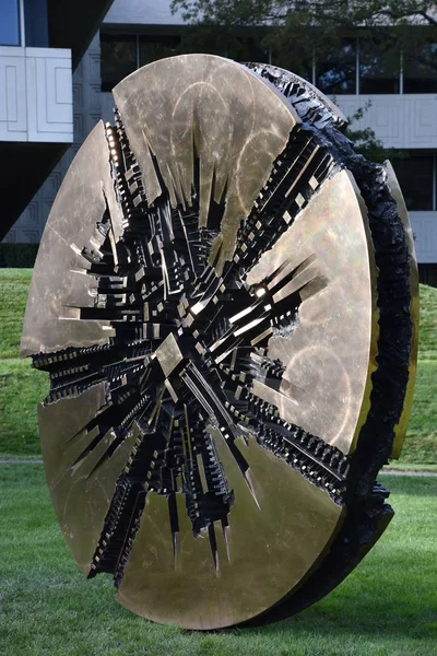 Purchase Okt Donald Kendall Sculpture Gardens Purchase New York Gezien — Stockfoto