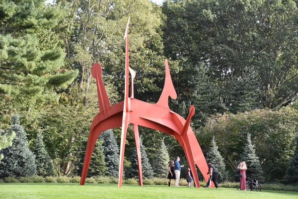 Purchase Oct Donald Kendall Sculpture Gardens Purchase New York See — 스톡 사진