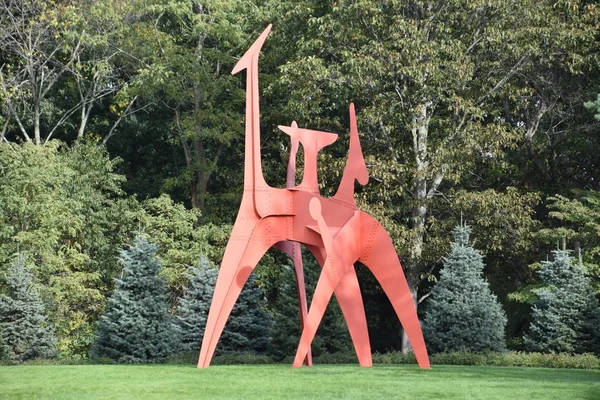 Purchase Oct Donald Kendall Sculpture Gardens Purchase New York Sett — Stockfoto