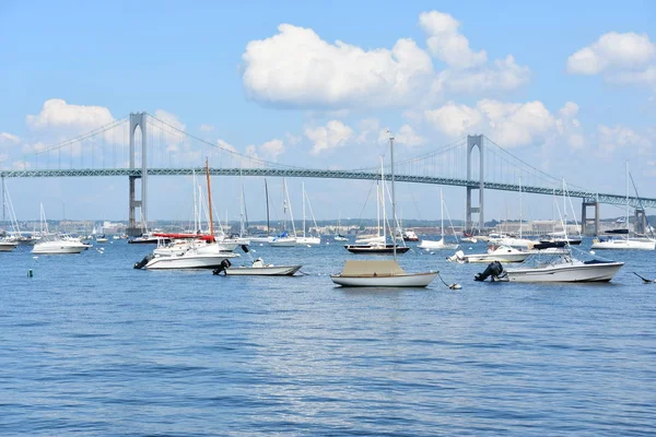 Newport Pell Rhode Island Híd — Stock Fotó