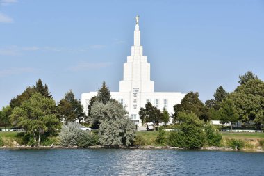 Mormon Tapınağı'nda Idaho Falls Idaho