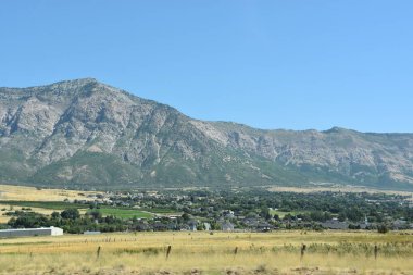 Utah 'tan Idaho' ya giderken manzara.