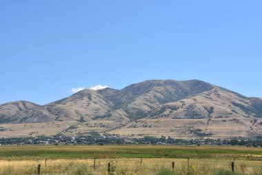 Utah 'tan Idaho' ya giderken manzara.