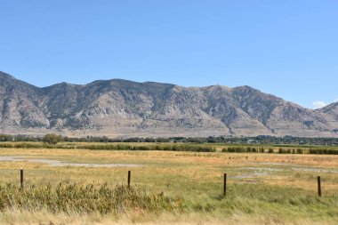 Utah 'tan Idaho' ya giderken manzara.