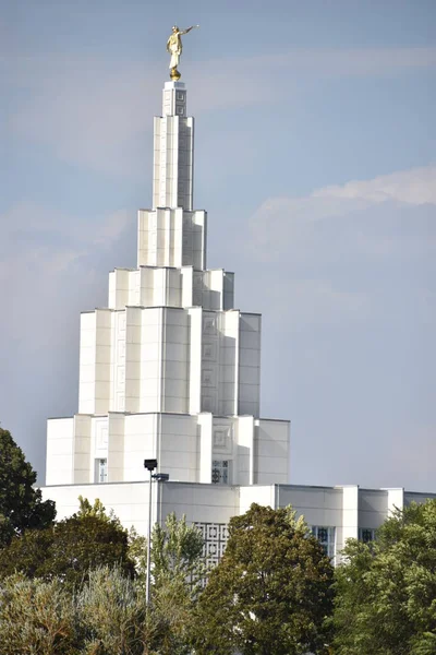 Mormon Temple Idaho Falls Idaho — Stock Photo, Image