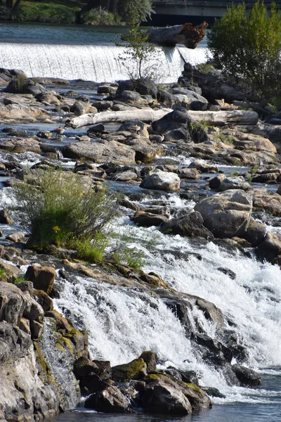 Waterval Aan Idaho Falls Idaho — Stockfoto