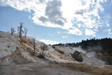 Palette Spring at Yellowstone National Park clipart