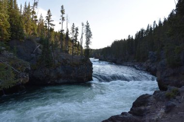 Üst Falls Grand Canyon Yellowstone Milli Parkı