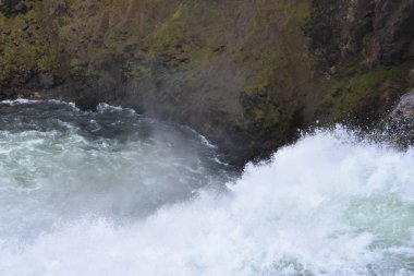 Üst Falls Grand Canyon Yellowstone Milli Parkı