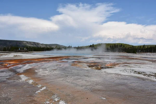 Black Sand Basin Yellowstone National Park — Stock Photo, Image