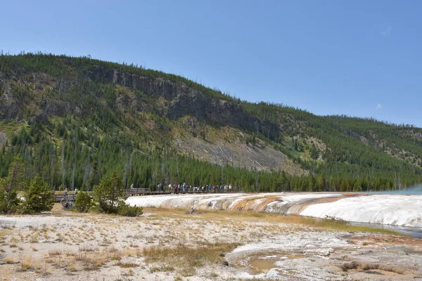 Black Sand Basin Yellowstone National Park — Stock Photo, Image