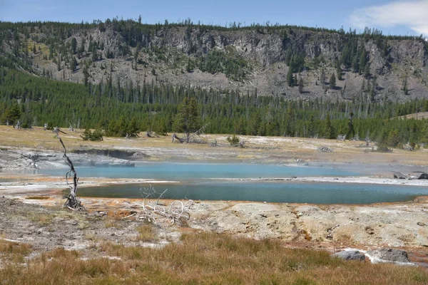 Black Sand Basin Yellowstone National Park — Stock Photo, Image