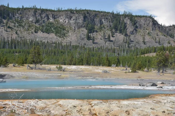 Cuenca Arena Negra Parque Nacional Yellowstone — Foto de Stock