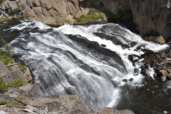 Gibona Falls Parku Narodowym Yellowstone — Zdjęcie stockowe