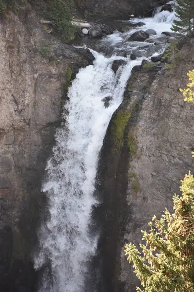 Водопад Тауэр Йеллоустонском Национальном Парке — стоковое фото