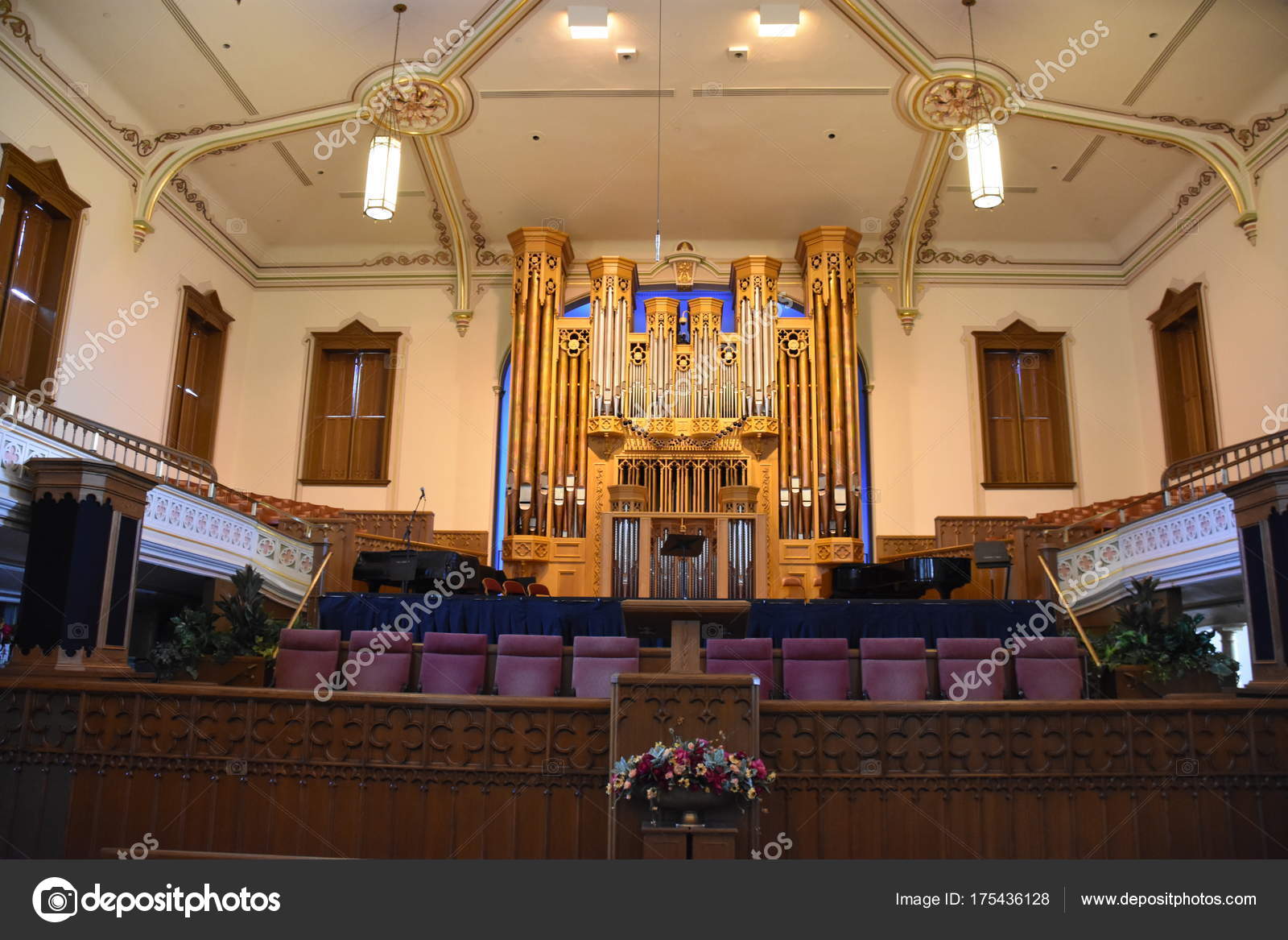 Salt Lake City Aug Assembly Hall Temple Square Salt Lake