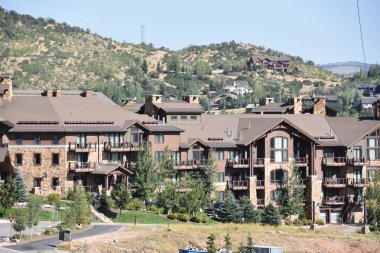 PARK CITY, UT - 27 AUG: Utah 'ın Park City kasabası civarında, 27 Ağustos 2016' da görüldüğü üzere.