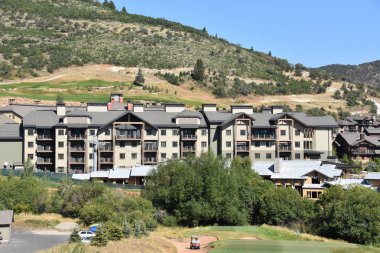 PARK CITY, UT - 27 AUG: Utah 'ın Park City kasabası civarında, 27 Ağustos 2016' da görüldüğü üzere.
