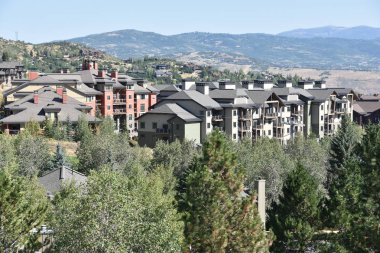 PARK CITY, UT - 27 AUG: Utah 'ın Park City kasabası civarında, 27 Ağustos 2016' da görüldüğü üzere.