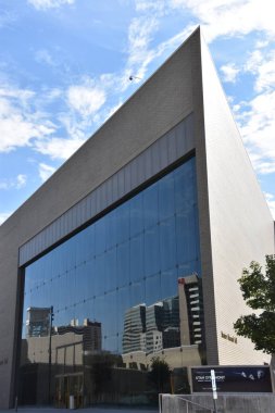 Salt Lake City, Ut - Ağustos 28: 28 Ağustos 2017 üzerinde görüldüğü gibi Salt Lake City, Utah, Abravanel Hall. Bu bir konser salonu - ev sahipliği Utah Senfoni ve Tuz Gölü ilçe merkezi sanat parçası.