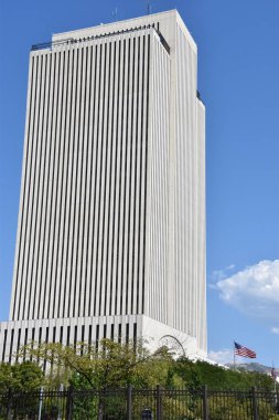 Salt Lake City, Ut - Ağustos 28: At Temple Square 28 Ağustos 2017 üzerinde görüldüğü gibi Salt Lake City, Utah, kilise ofis binası. Yönetimsel destek personeli için yatıyordu Bakanlığı in Church of İsa İsa of Latter-day Saints evler.