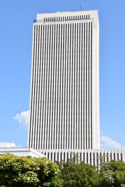 Salt Lake City, Ut - Ağustos 28: At Temple Square 28 Ağustos 2017 üzerinde görüldüğü gibi Salt Lake City, Utah, kilise ofis binası. Yönetimsel destek personeli için yatıyordu Bakanlığı in Church of İsa İsa of Latter-day Saints evler.