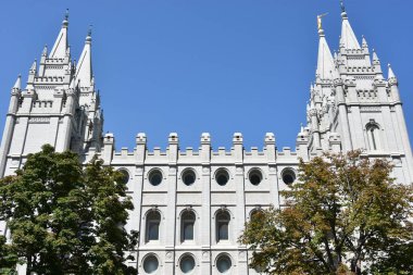 Mormon Tapınağı at Temple Square Salt Lake City, Utah