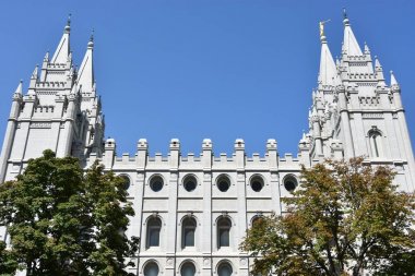 Mormon Tapınağı at Temple Square Salt Lake City, Utah