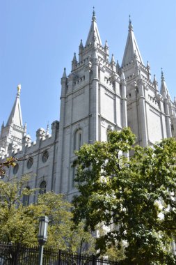 Mormon Tapınağı at Temple Square Salt Lake City, Utah