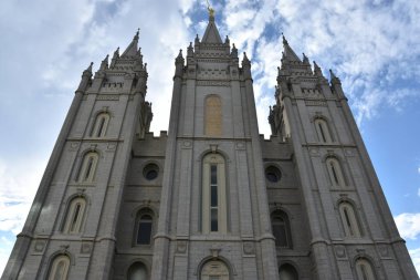 Mormon Tapınağı at Temple Square Salt Lake City, Utah