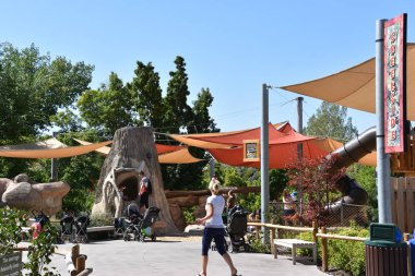 Salt Lake City, Utah 'ta Hogle Hayvanat Bahçesi, 28 Ağustos 2017' de görüldüğü gibi..