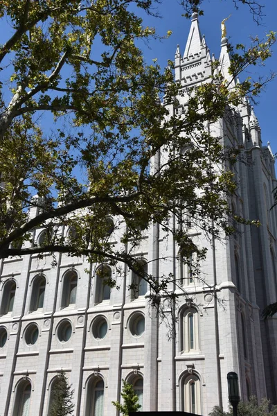 stock image Mormon Temple at Temple Square in Salt Lake City, Utah