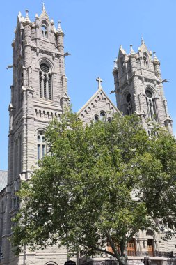 Salt Lake City, Ut - Ağustos 29: Madeleine 29 Ağustos 2017 üzerinde görüldüğü gibi Salt Lake City, Utah, katedral. 1909 yılında tamamlandı.