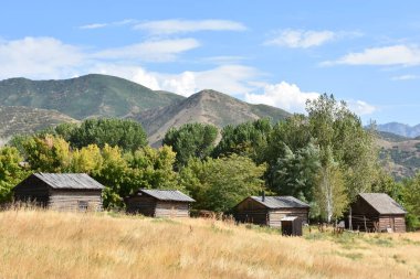 Burası Utah, Salt Lake City 'deki Salt Lake Park, 30 Ağustos 2017' de görüldüğü gibi..