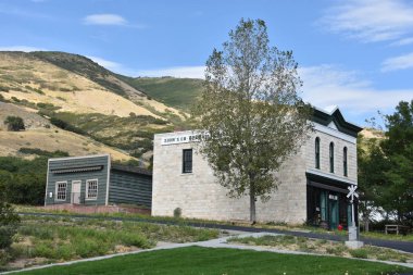 Burası Utah, Salt Lake City 'deki Salt Lake Park, 30 Ağustos 2017' de görüldüğü gibi..