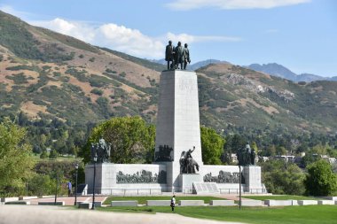 Utah 'taki Salt Lake City' deki Anıt Miras Parkı.