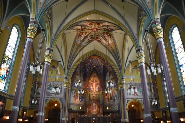 Salt Lake City Aug Catedral Madeleine Salt Lake City Utah — Fotografia de Stock