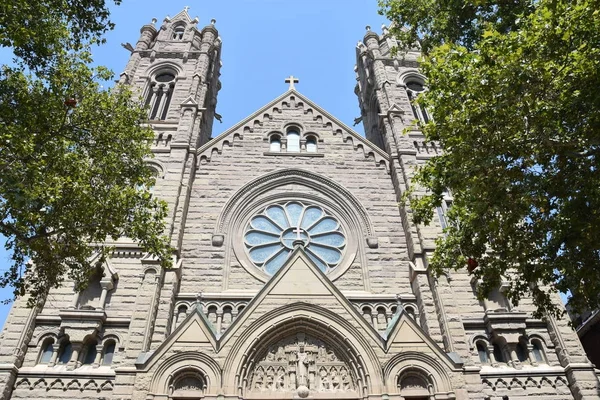 盐湖城 8月29日 玛德琳大教堂在盐湖城 犹他州 见2017年8月29日 该项工程于1909年完成 — 图库照片