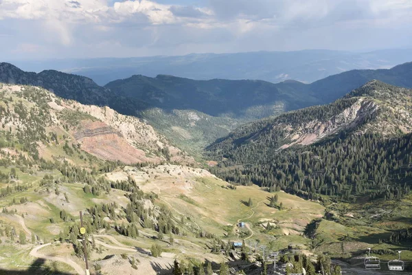 Blick Auf Die Wasatch Mountains Sandy Utah — Stockfoto